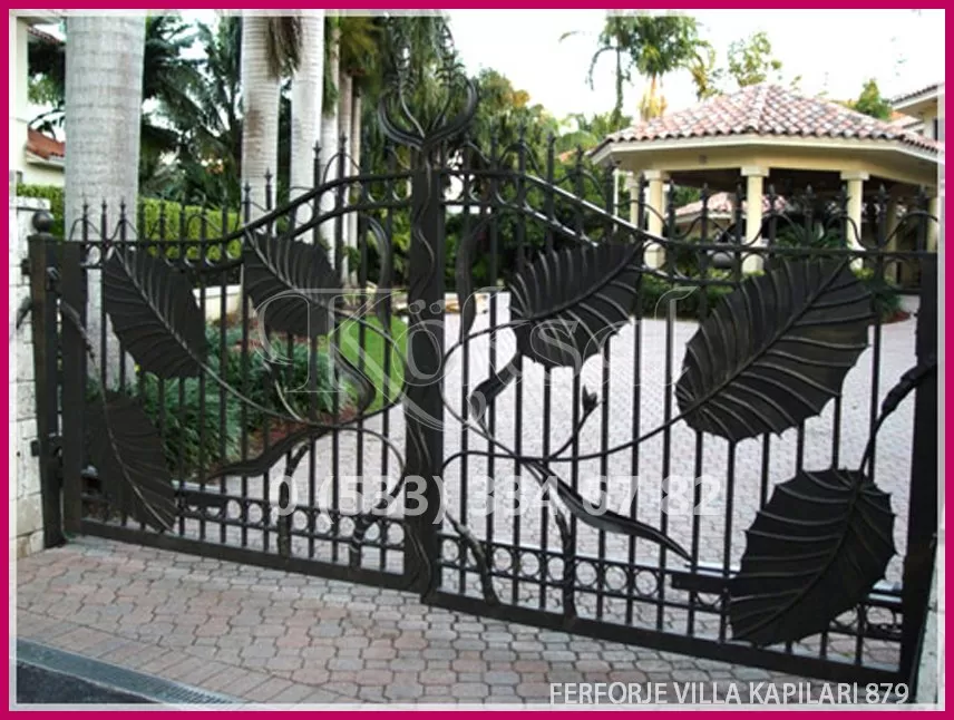 Bahçe Villa Kapısı - Ferforje Villa Kapıları