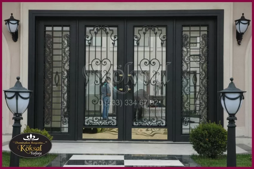 Demir Villa Giriş Kapıları - Villa Kapısı Modelleri