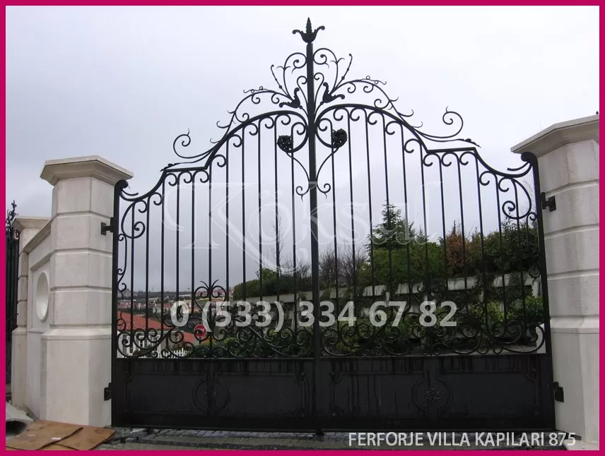 Ferforje Villa Bahçe Kapıları