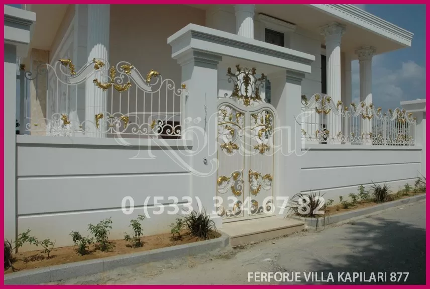 Ferforje Villa Garaj Kapısı Fiyat - Villa Kapısı