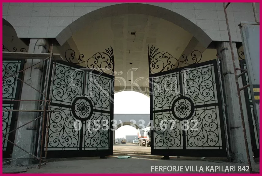 Ferforje Villa Giriş Kapısı Modeli ve Fiyatı