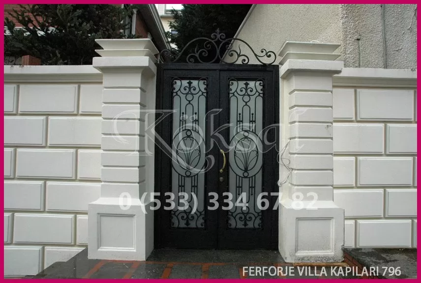 Ferforje Villa Kapıları - Bahçe Villa Kapıları