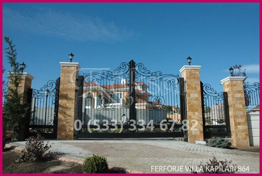 Ferforje Villa Kapıları - Demir Villa Kapısı
