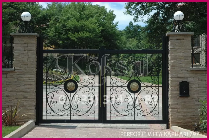 Ferforje Villa Kapıları - Villa Giriş Kapıları