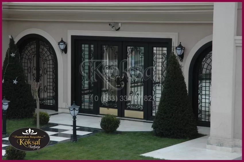 Ferforje Villa Kapıları - Villa Kapısı Modelleri