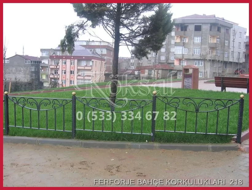 Ferforje Bahçe Korkulukları 218