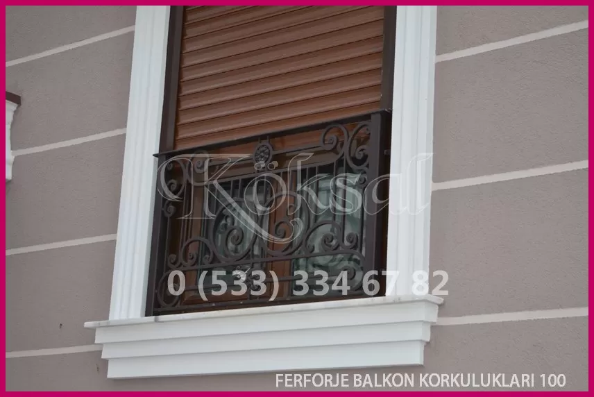 Ferforje Balkon Korkulukları 100