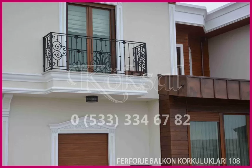Ferforje Balkon Korkulukları 108