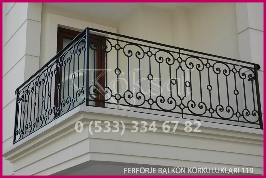 Ferforje Balkon Korkulukları 119