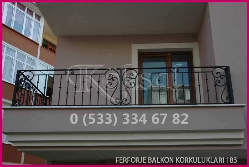 Ferforje Balkon Korkulukları 183