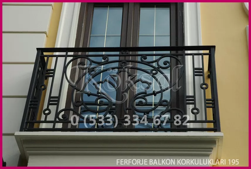 Ferforje Balkon Korkulukları 195