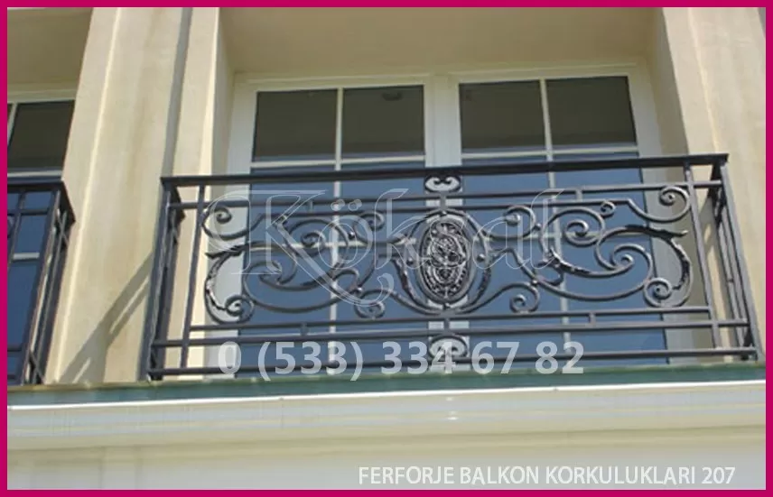 Ferforje Balkon Korkulukları 207