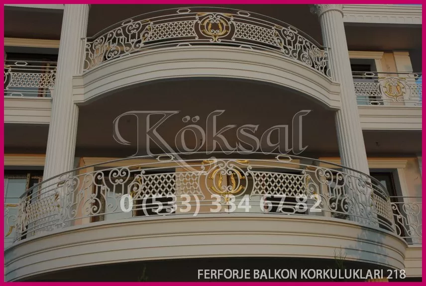 Ferforje Balkon Korkulukları 218