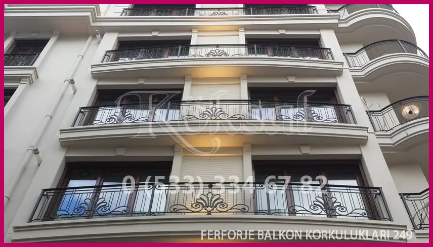 Ferforje Balkon Korkulukları 249
