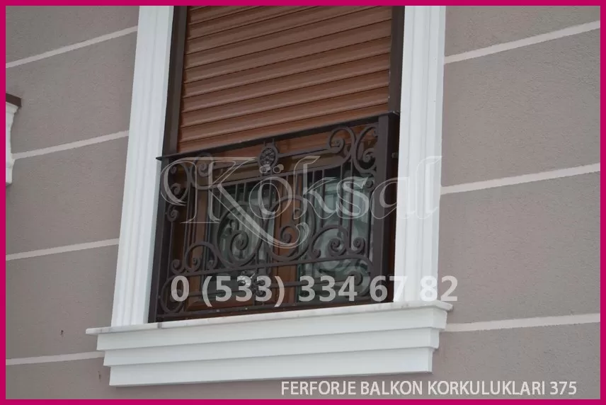 Ferforje Balkon Korkulukları 375