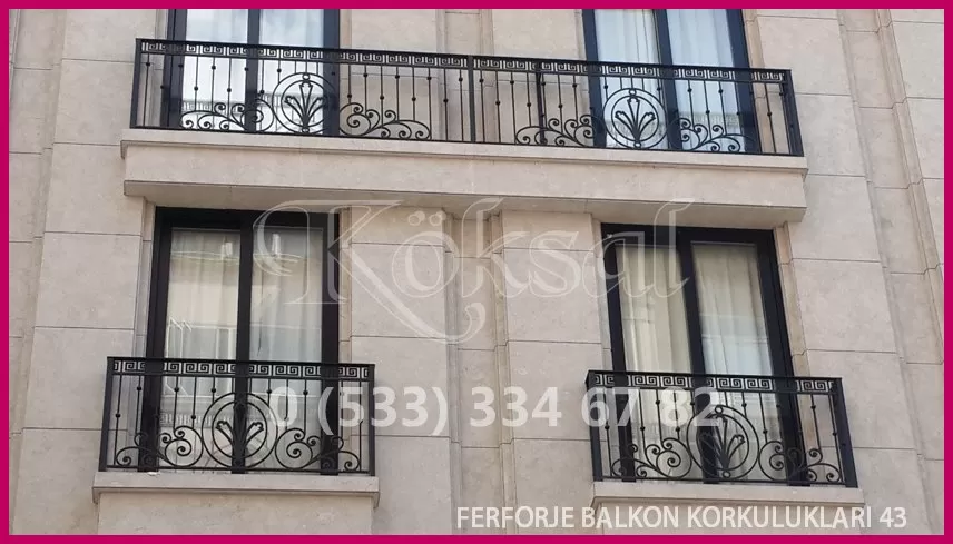 Ferforje Balkon Korkulukları 43