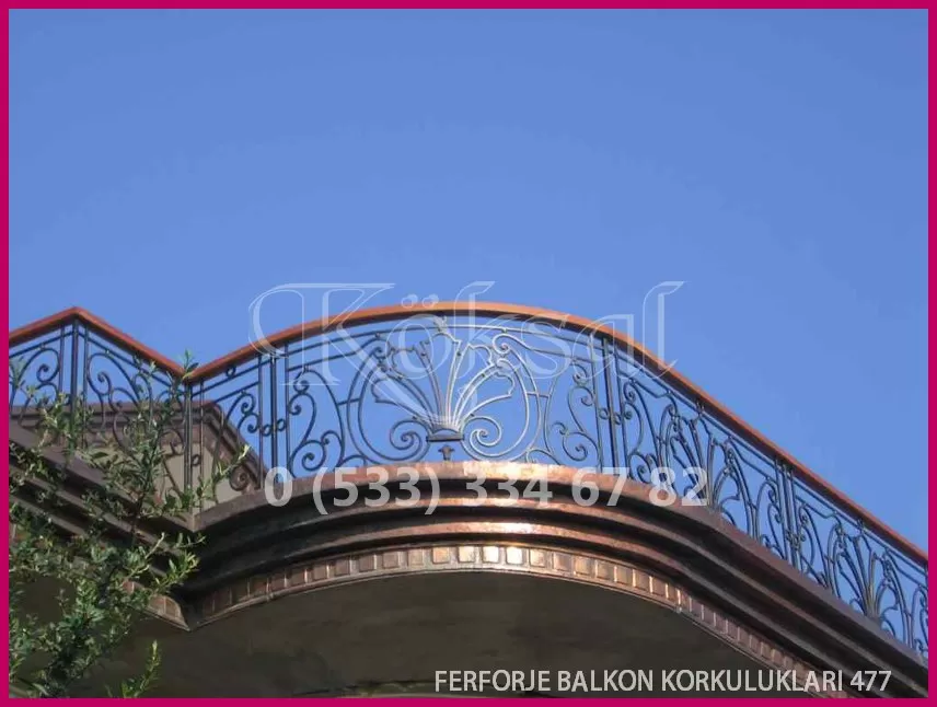 Ferforje Balkon Korkulukları 477