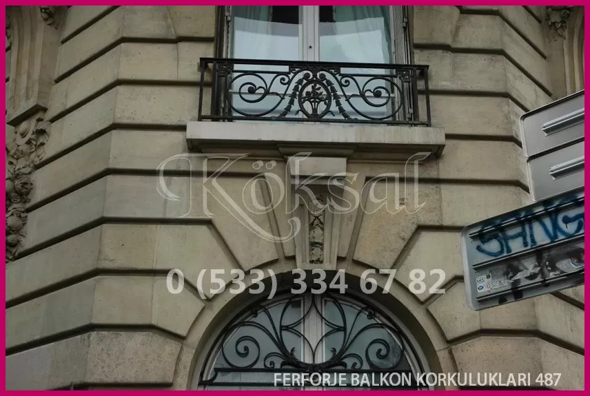 Ferforje Balkon Korkulukları 487