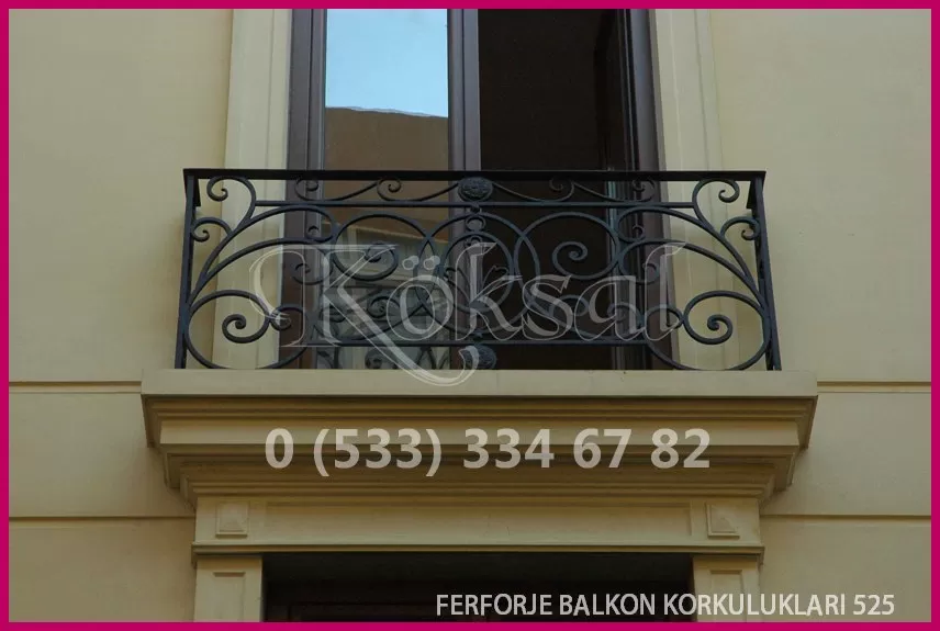 Ferforje Balkon Korkulukları 525