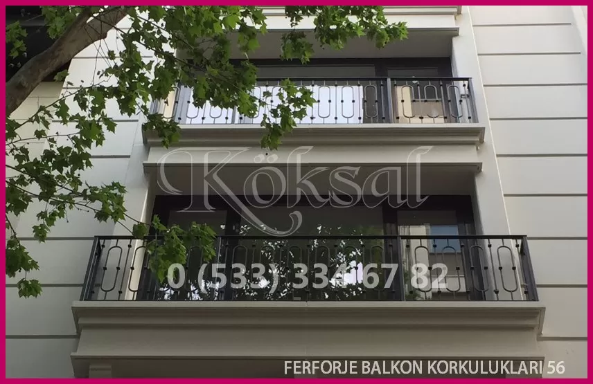 Ferforje Balkon Korkulukları 56