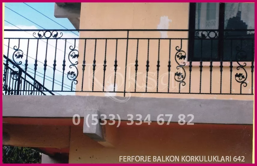 Ferforje Balkon Korkulukları 642