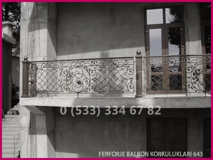 Ferforje Balkon Korkulukları 643