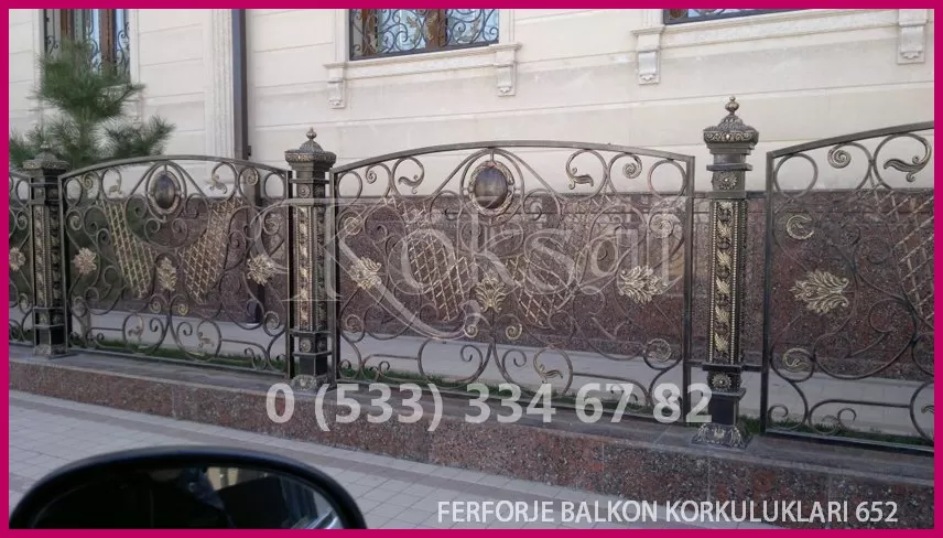 Ferforje Balkon Korkulukları 652