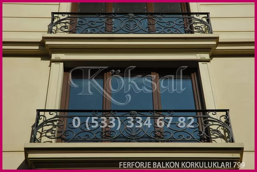 Ferforje Balkon Korkulukları 799