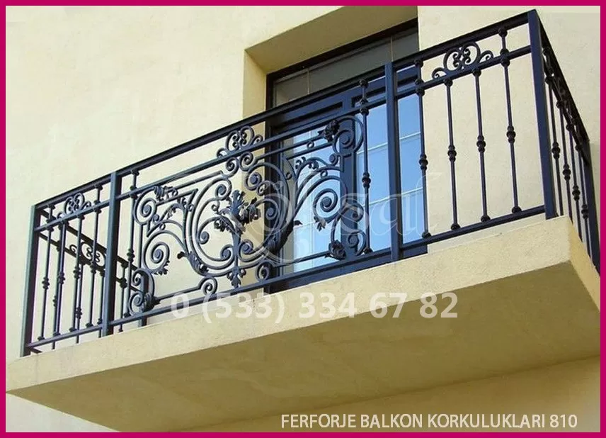 Ferforje Balkon Korkulukları 810