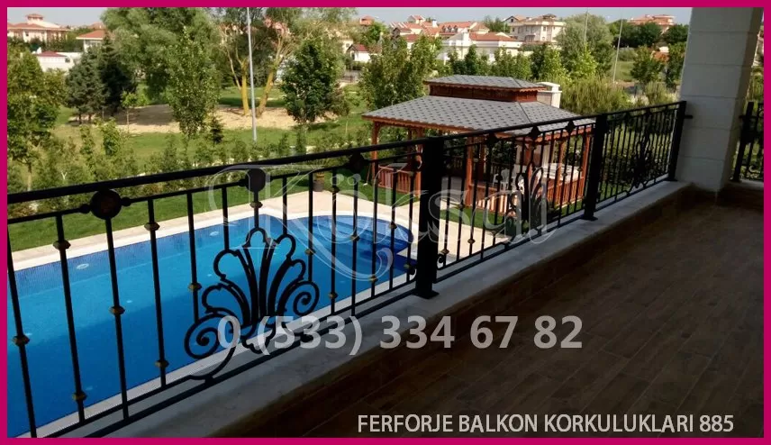 Ferforje Balkon Korkulukları 885