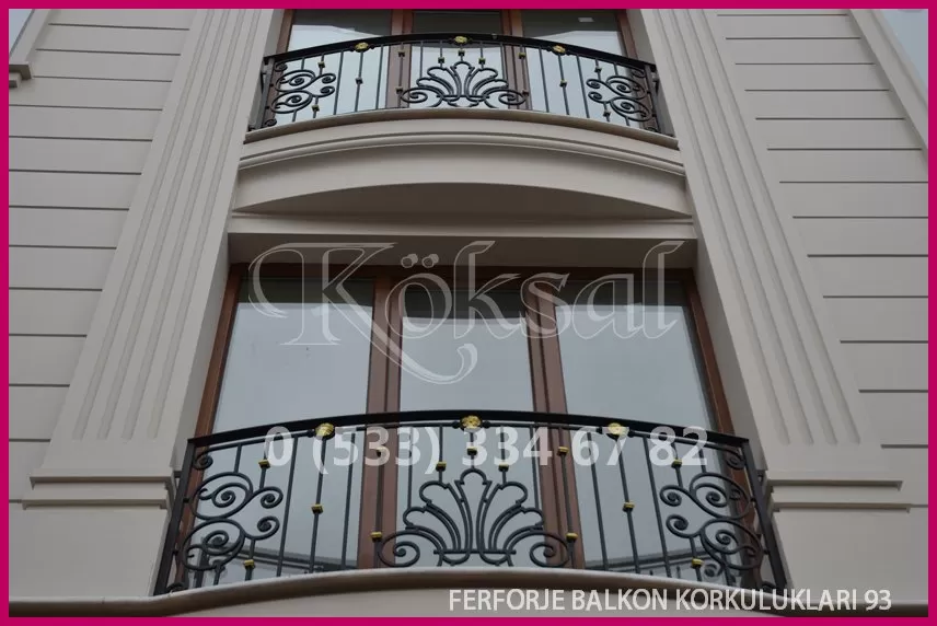 Ferforje Balkon Korkulukları 93