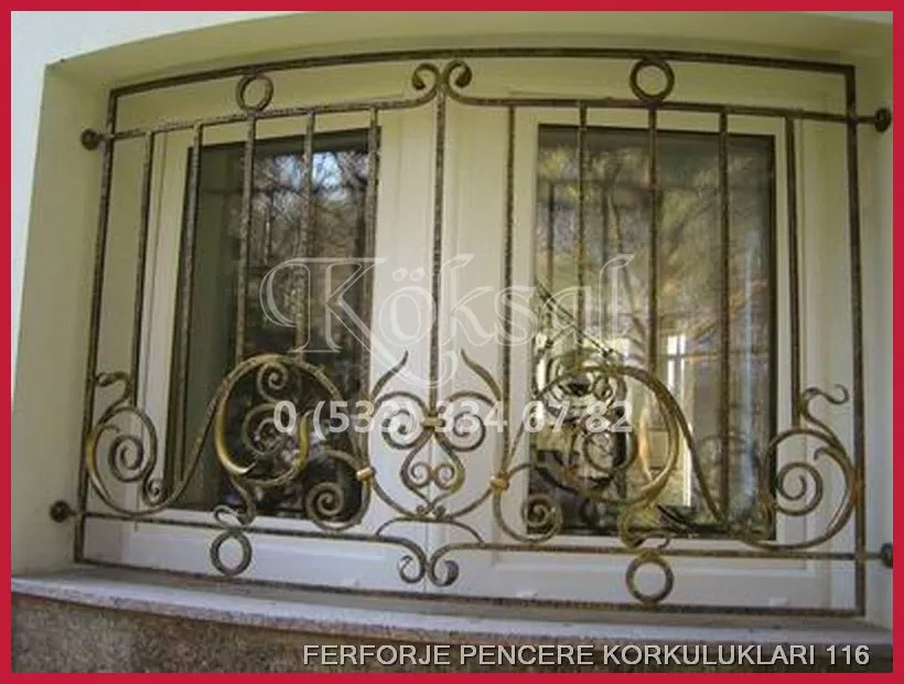 Ferforje Pencere Korkulukları 116