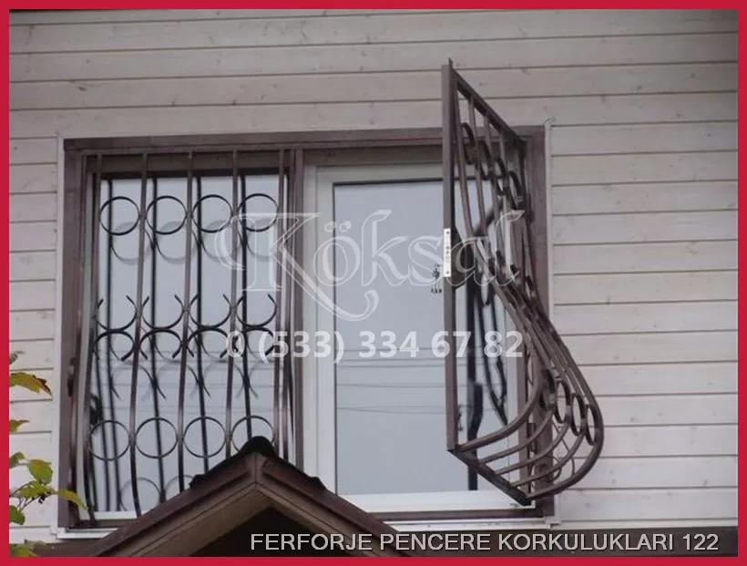 Ferforje Pencere Korkulukları 122