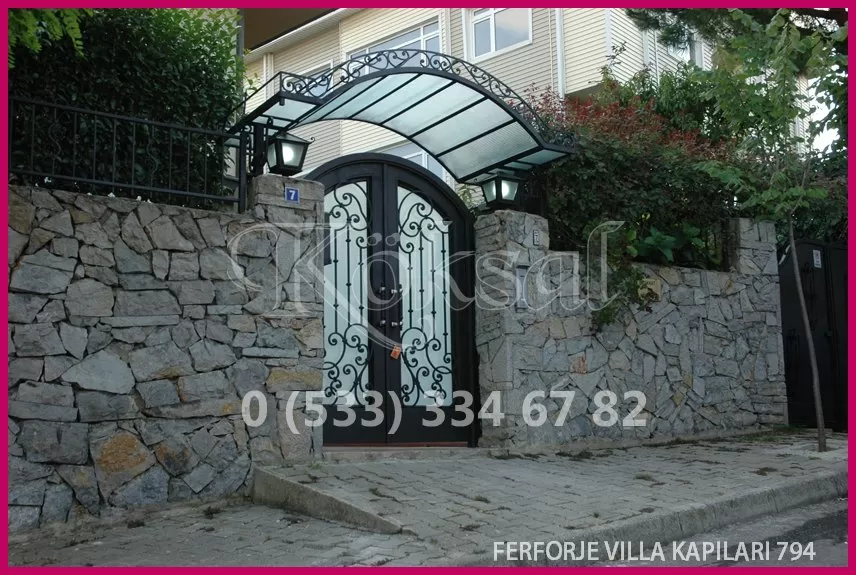 Villa Bahçe Giriş Kapısı Fiyatı - Bahçe Kapıları