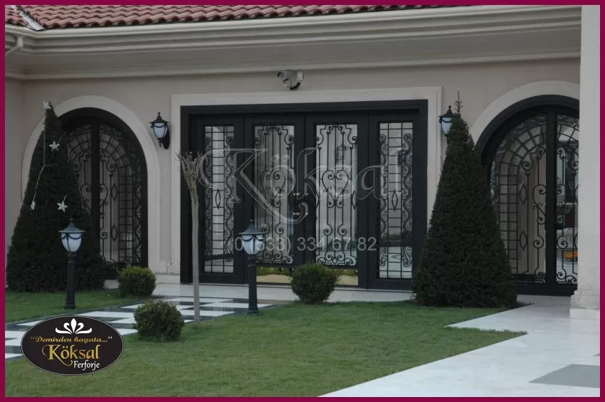 Villa Kapısı Modelleri - Demir Villa Kapıları