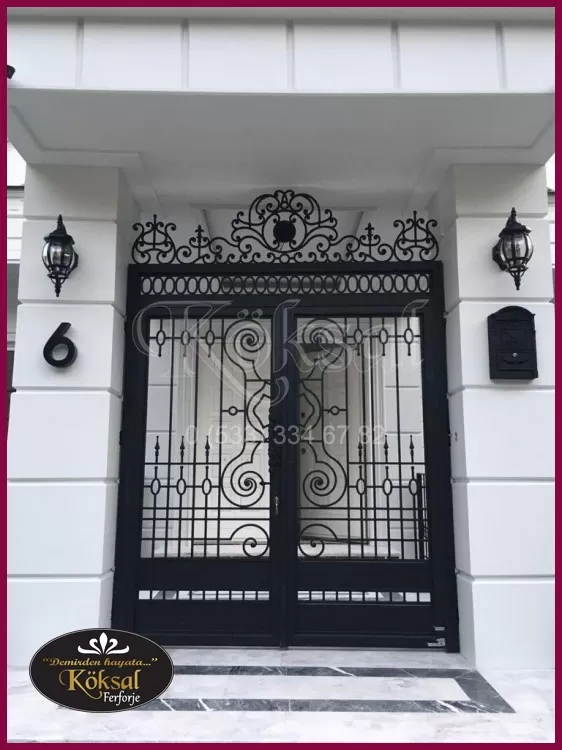 Çift Kanatlı Bahçe Kapıları – Villa Bahçe Giriş Kapısı