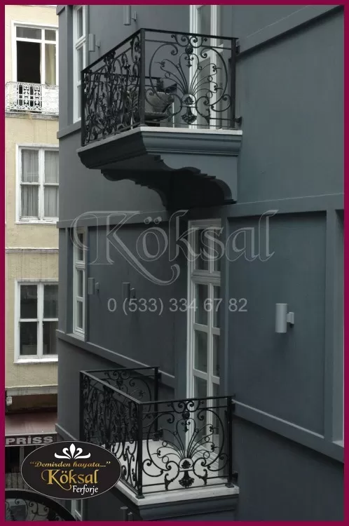 Demir Balkon Korkuluk Modelleri