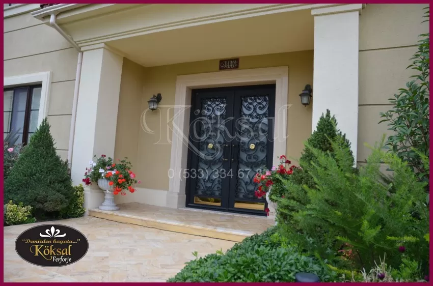 Ferforje Villa Kapı Örnekleri - Villa Giriş Kapıları
