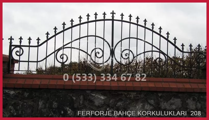 Ferforje Bahçe Korkulukları 208