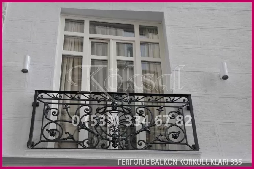 Ferforje Balkon Korkulukları 335