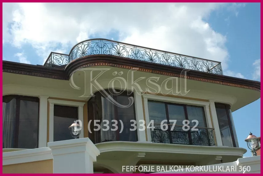 Ferforje Balkon Korkulukları 360