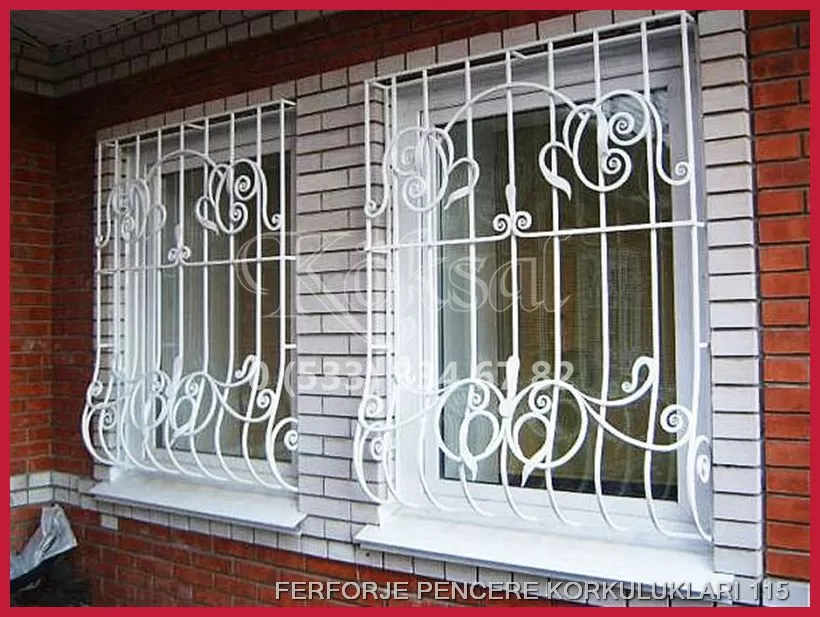 Ferforje Pencere Korkulukları 115