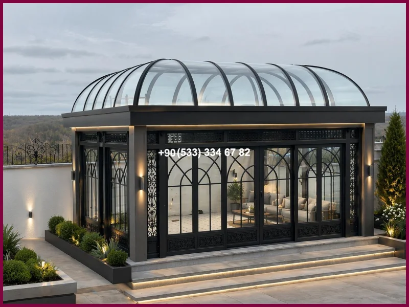 KIŞ BAHÇESİ-GAZEBO-FERFORJE KIŞ BAHÇESİ-KAMELYA olc22732