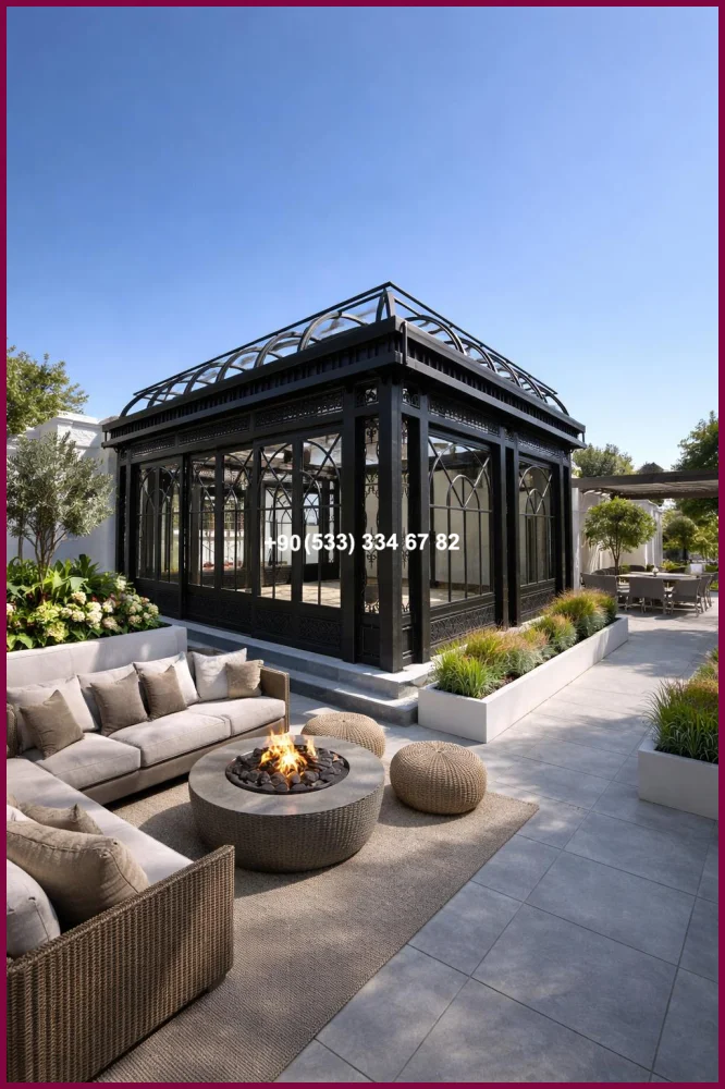KIŞ BAHÇESİ-GAZEBO-FERFORJE KIŞ BAHÇESİ-KAMELYA olc22738