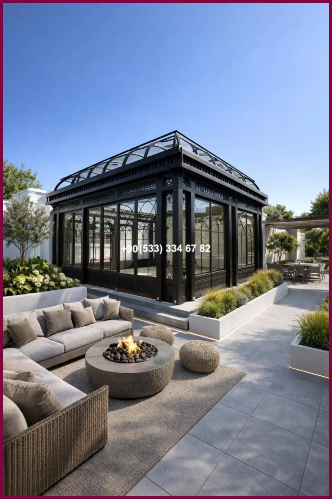 KIŞ BAHÇESİ-GAZEBO-FERFORJE KIŞ BAHÇESİ-KAMELYA olc22739