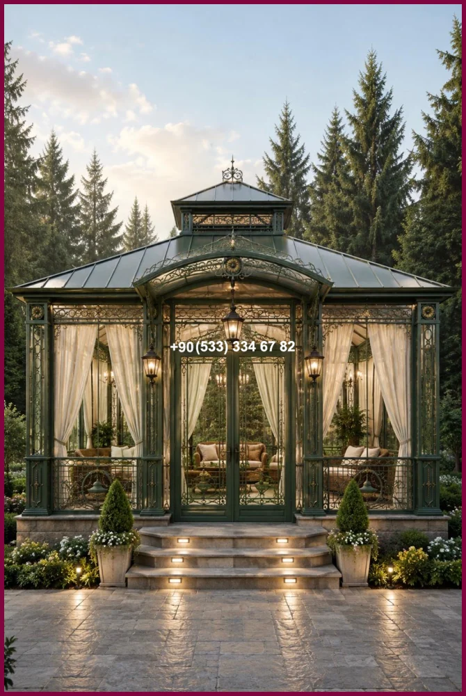 KIŞ BAHÇESİ-GAZEBO-FERFORJE KIŞ BAHÇESİ-KAMELYA olc22793