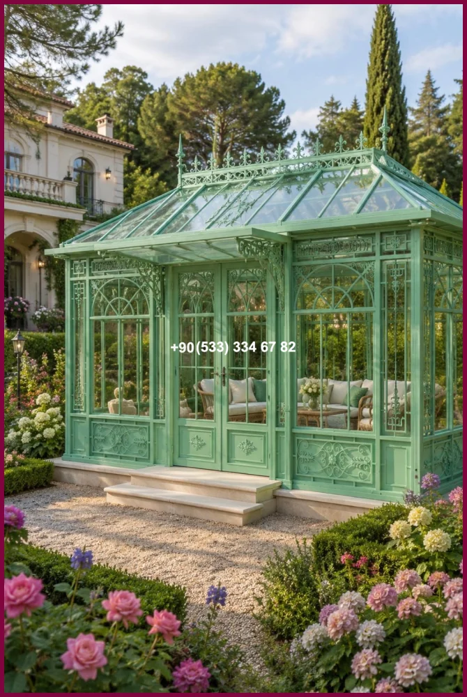 KIŞ BAHÇESİ-GAZEBO-FERFORJE KIŞ BAHÇESİ-KAMELYA olc22795