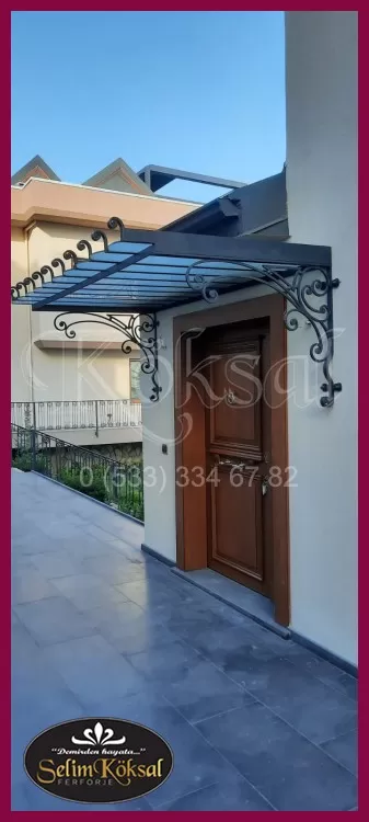 Klasik Ahşap Kaplama Villa Kapısı - Villa Kapıları