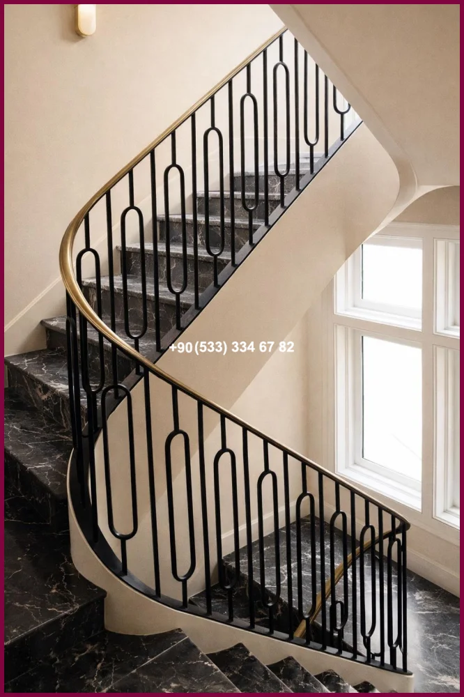 MERDİVEN KORKULUKLARI- MERDİVEN KORKULUK TASARIMI olc22684