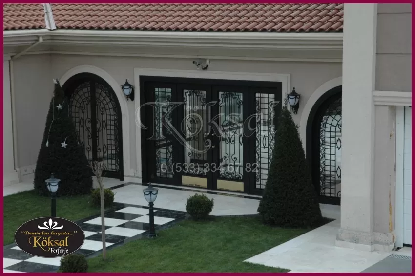 Modern Villa Giriş Kapısı - Demir Villa Kapıları